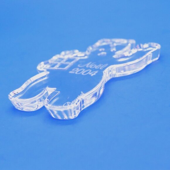 Baccarat 2004 Crystal Christmas Ornament Noel Bear Limited Edition - Picture 3 of 4